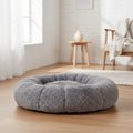 Cozy Nest Donut Dog Bed - styled product photography