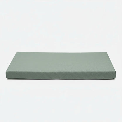 Orbit Supportive Dog Crate Bed in sage green - product photo on white background