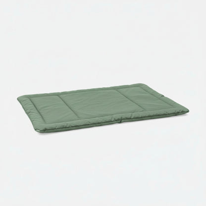 Cove Dog Crate Pad in sage green - product photo on white background