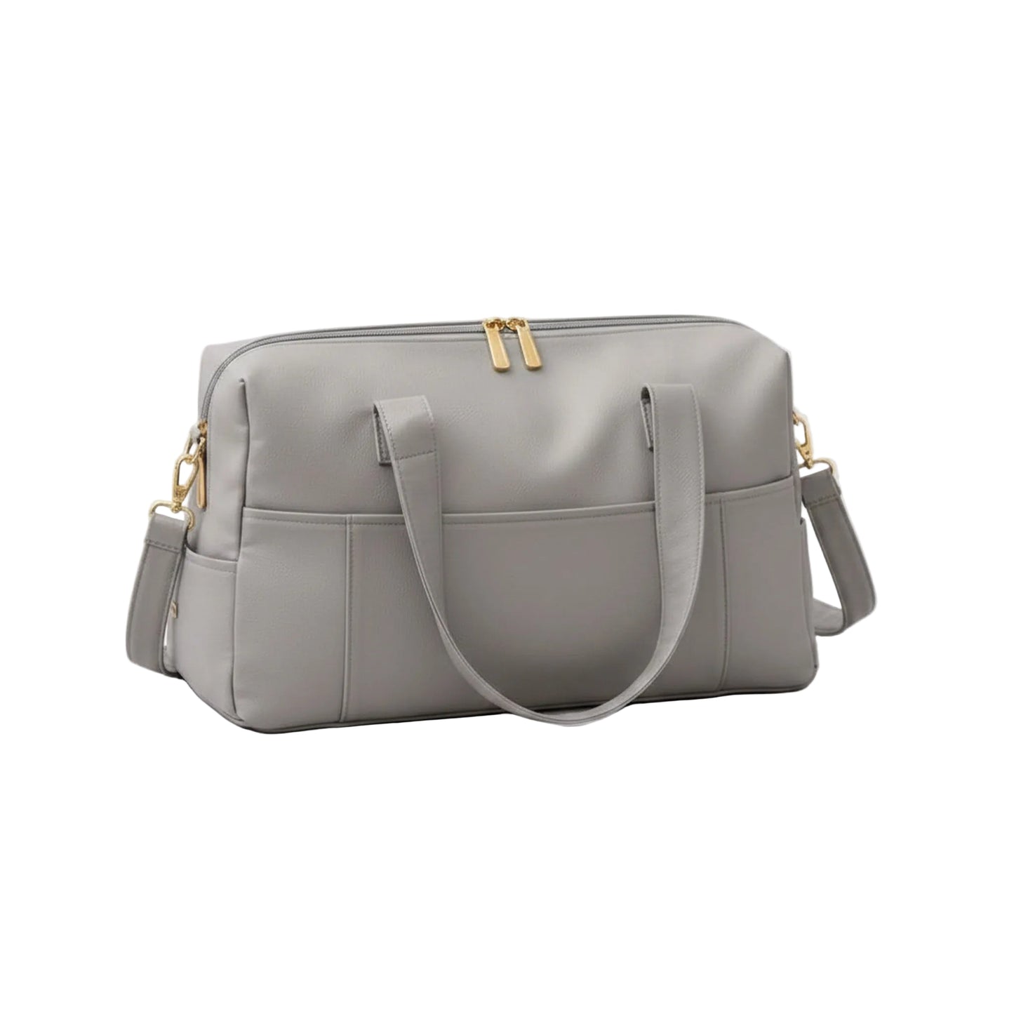 Elio Pet Carrier - Small Dog & Cat Travel Bag with Cushion in gray - product photo on white background