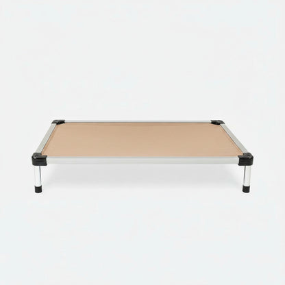 Summit Elevated Dog Bed in sandstone - product photo on white background