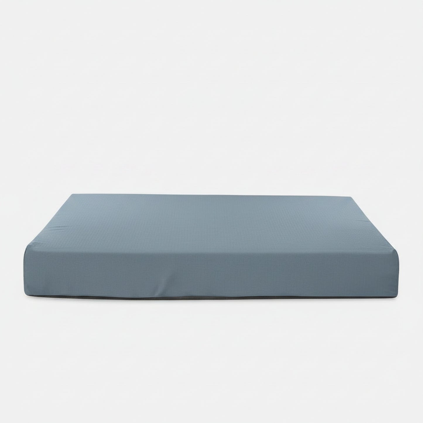 Terra Rectangle Dog Bed in blue-quartz - product photo on white background