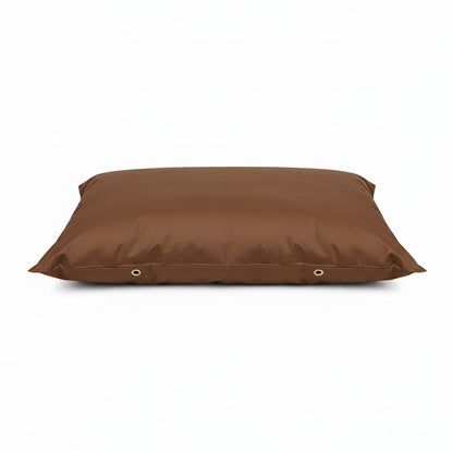 Waterproof Rectangle Dog Bed | Durable & Easy to Clean in brown - product photo on white background