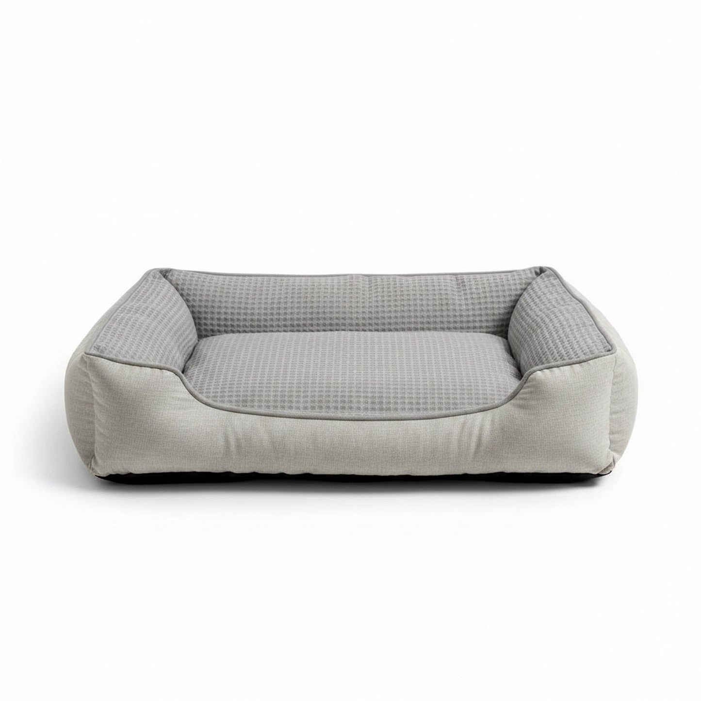 Nova Dog Bed Large - Scratch-Resistant with Bolster in gray - product photo on white background