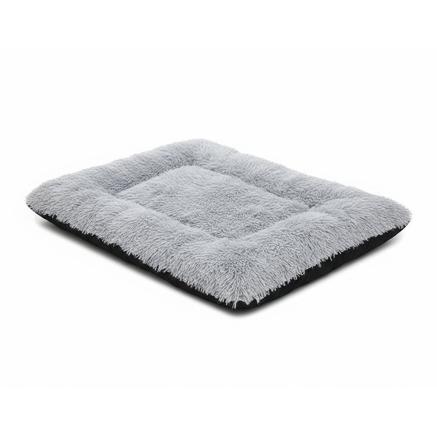 Teso Faux Fur Pet Bed - Washable Home & Travel Mat - front view, product photo on white background