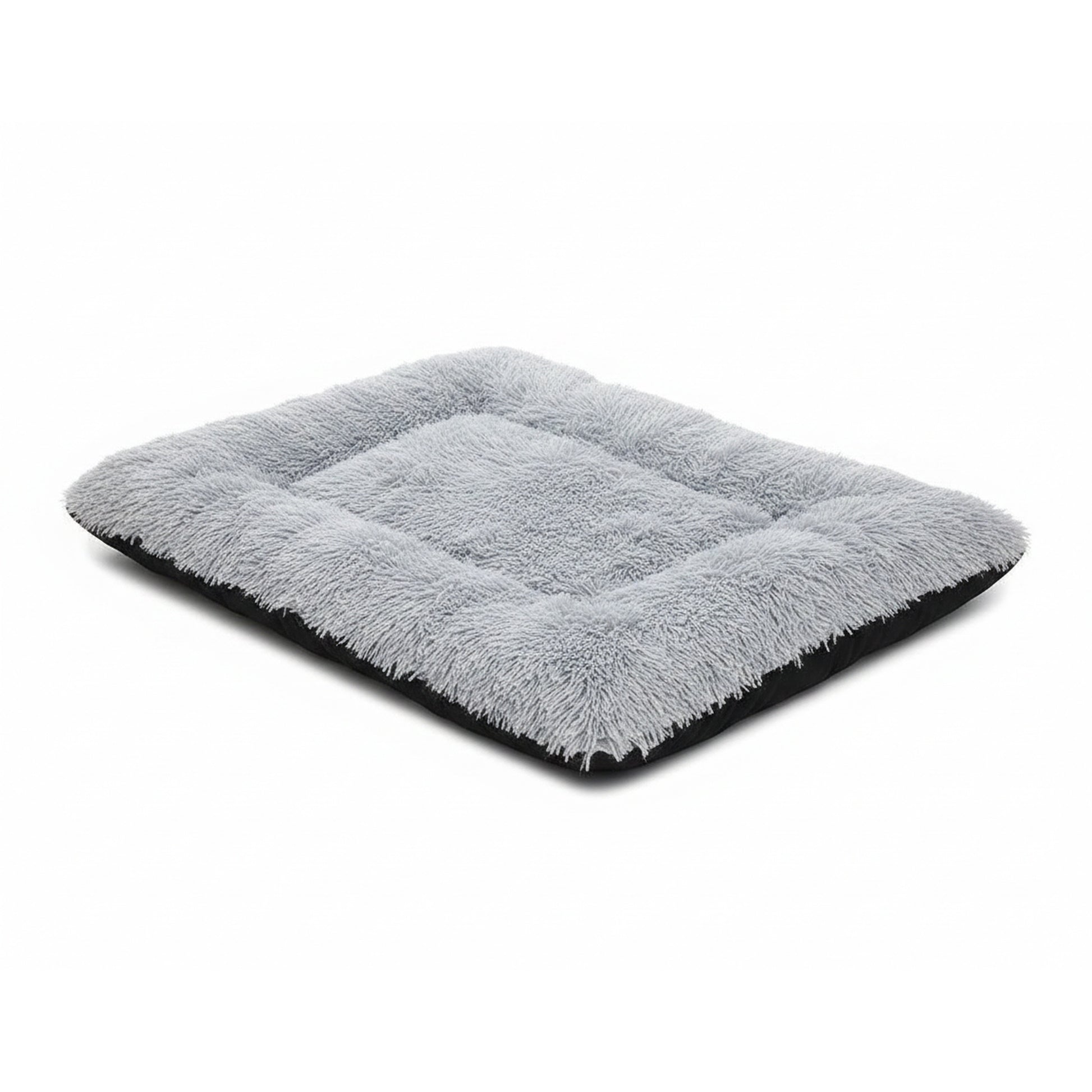 Teso Faux Fur Pet Bed - Washable Home & Travel Mat - front view, product photo on white background