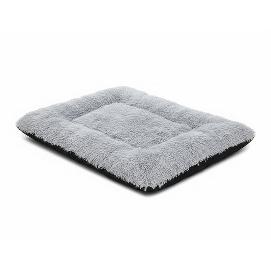 Teso Faux Fur Pet Bed - Washable Home & Travel Mat - front view, product photo on white background