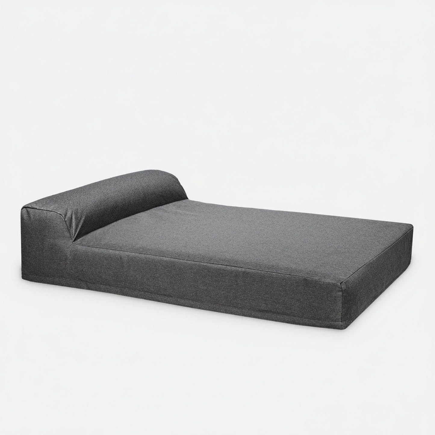 Titan Giant Bolster Dog Bed - front view, product photo on white background