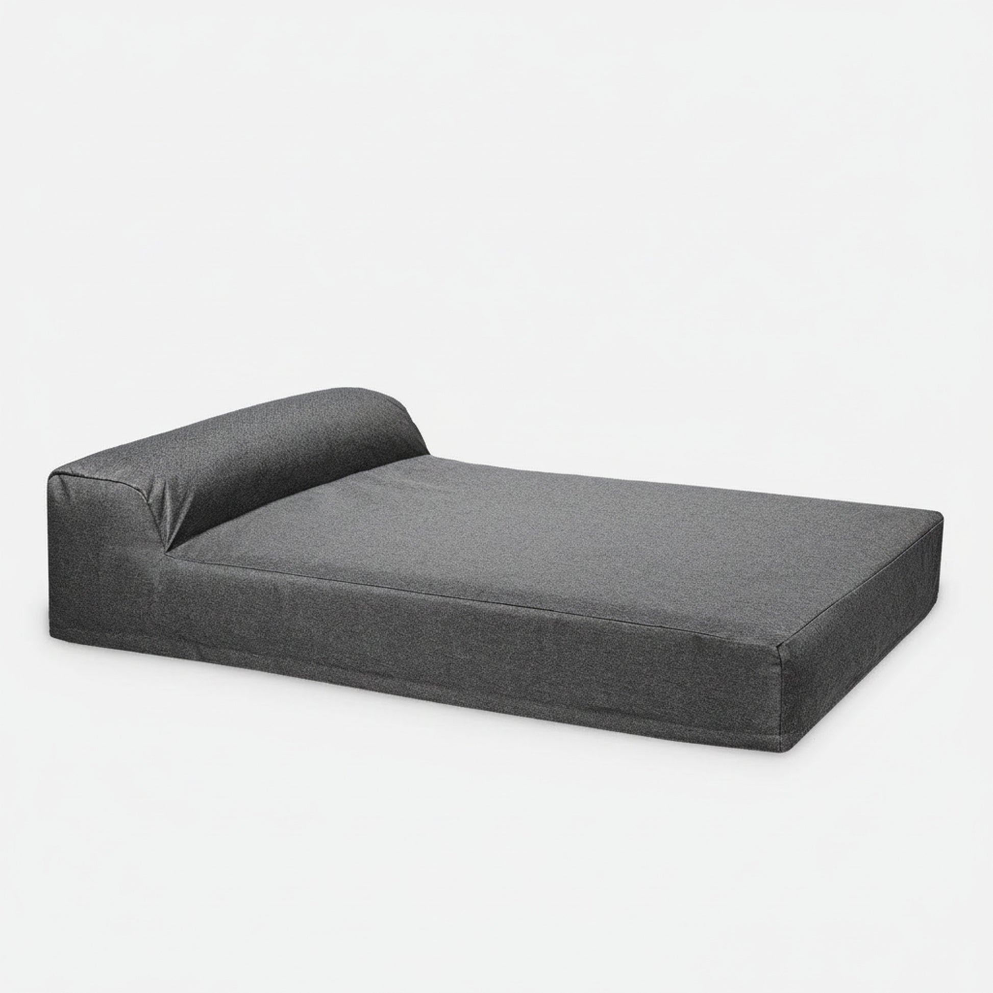 Titan Giant Bolster Dog Bed - front view, product photo on white background