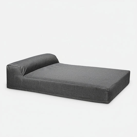 Titan Giant Bolster Dog Bed - front view, product photo on white background