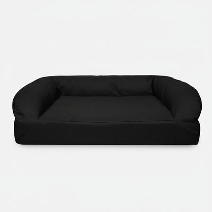 Atlas Rectangle Bolster Dog Bed - front view, product photo on white background