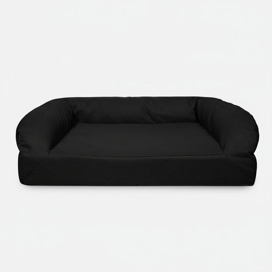 Atlas Rectangle Bolster Dog Bed - front view, product photo on white background