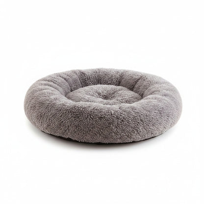 Cozy Nest Donut Dog Bed - angled product photo showing design details