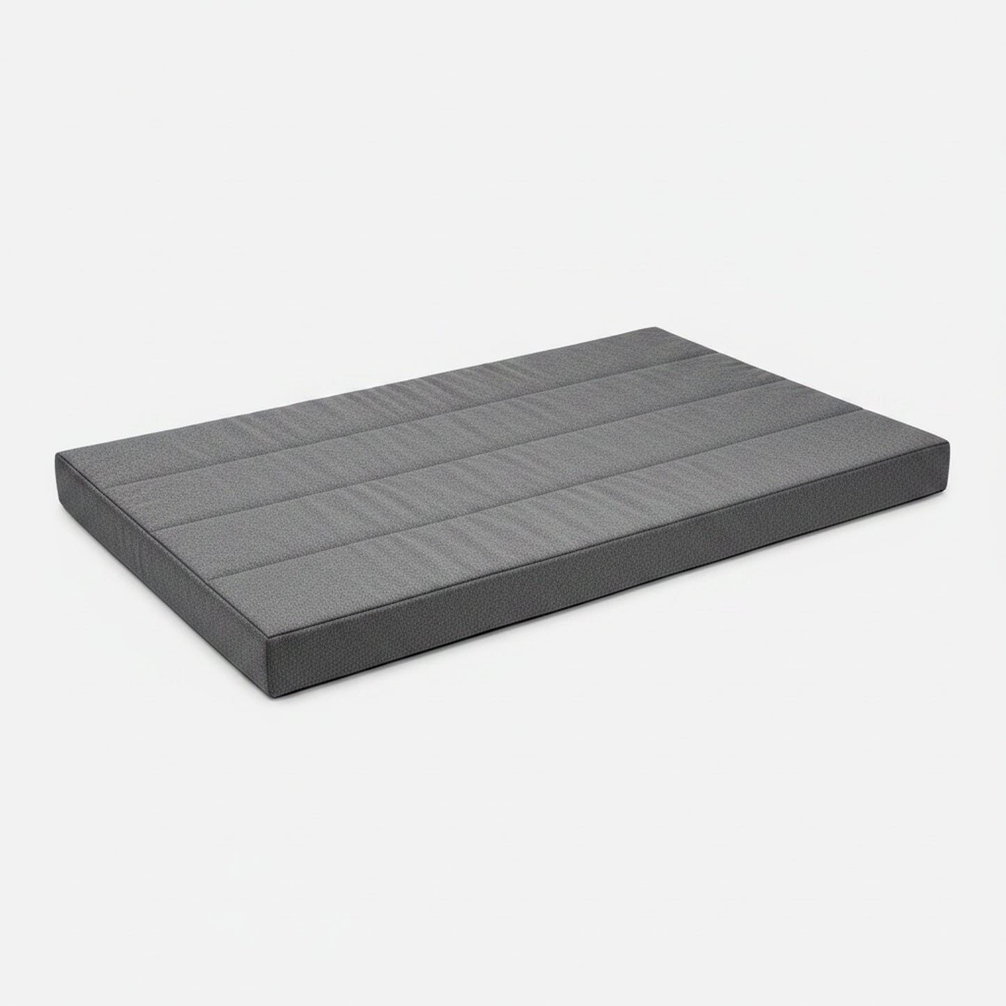 Orbit Supportive Dog Crate Bed - angled product photo showing design details