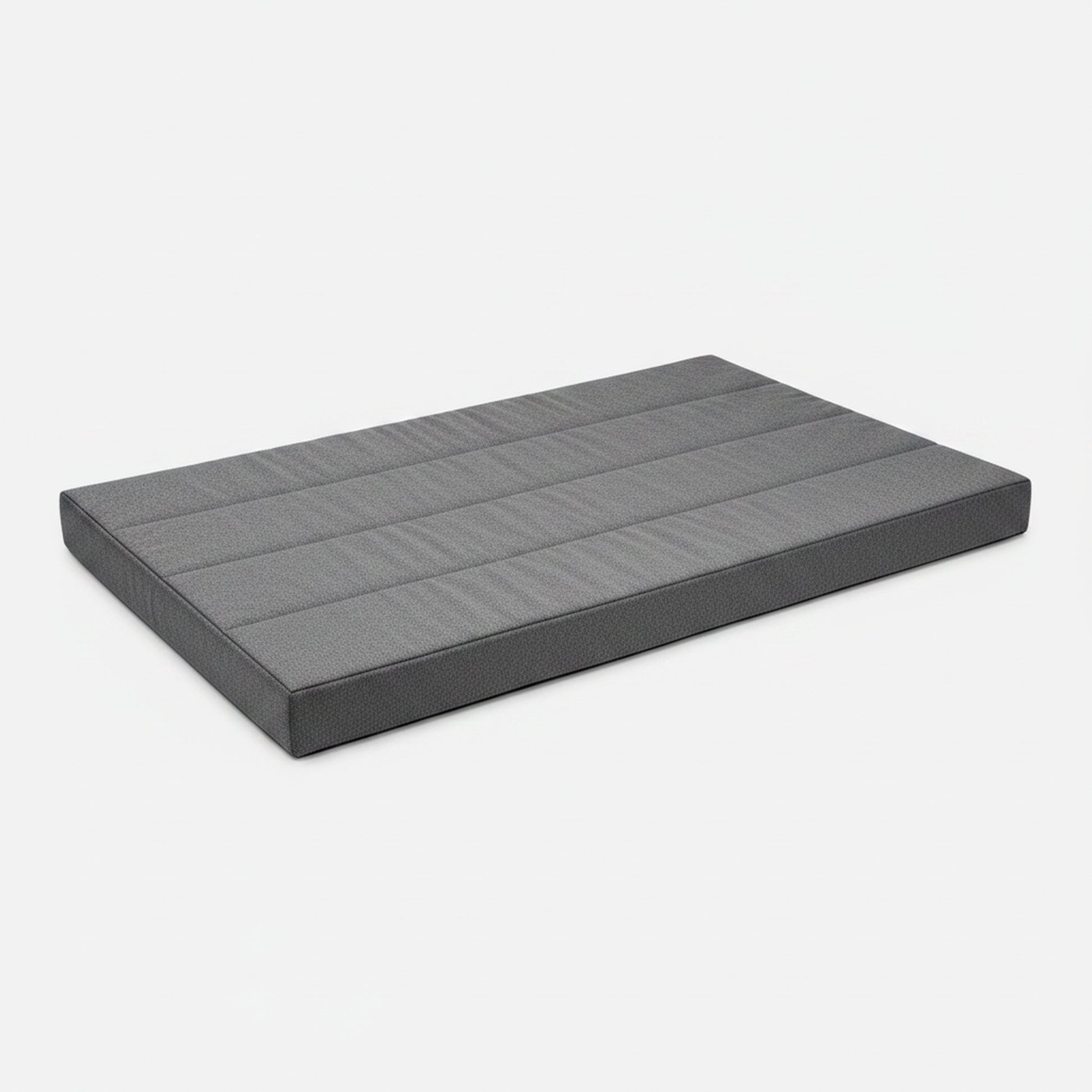 Orbit Supportive Dog Crate Bed - angled product photo showing design details