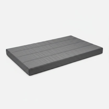 Orbit Supportive Dog Crate Bed - angled product photo showing design details