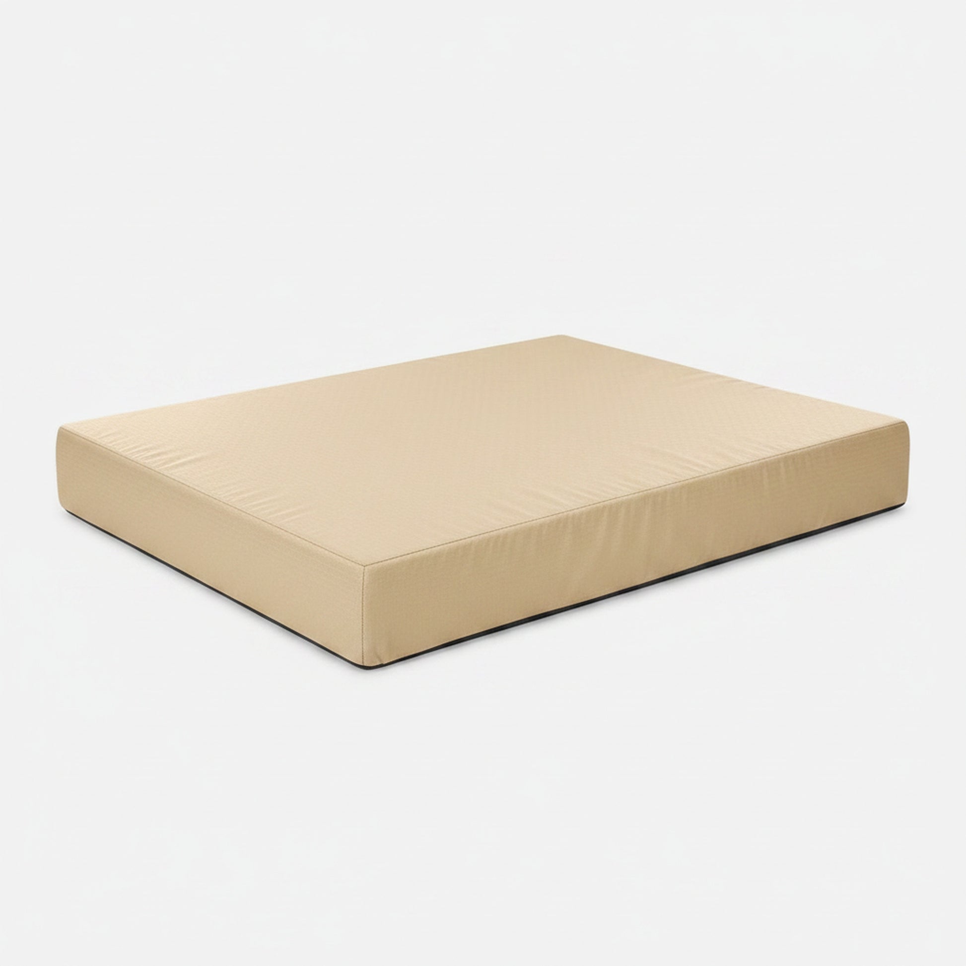 Terra Rectangle Dog Bed - angled product photo showing design details