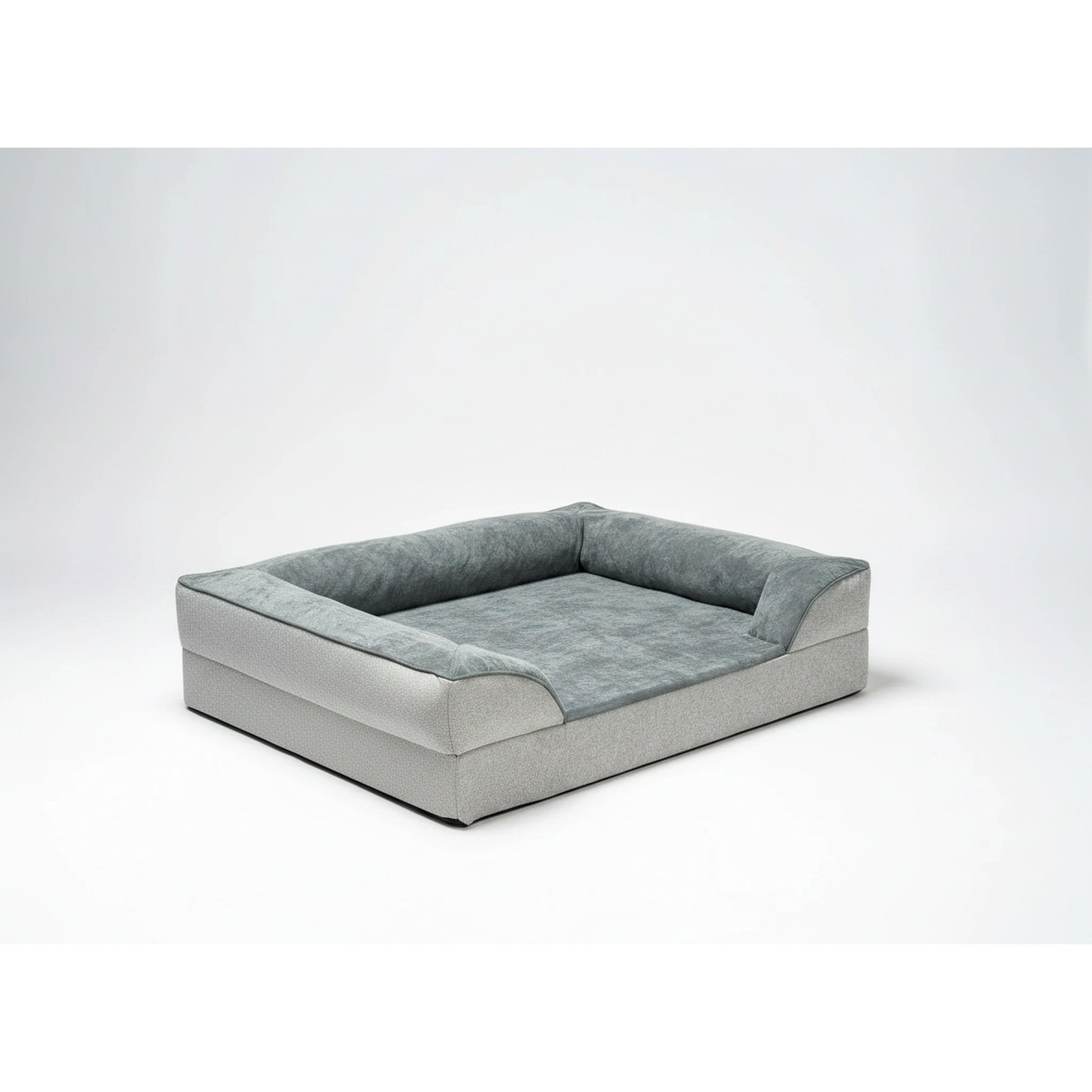 Halo supportive dog bed angled detail view