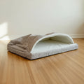 Cova Cave Dog Bed - Hooded Rectangle Bed - styled product photography