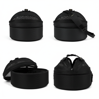 Jet black convertible pet travel bed - carrier for cats and small dogs up to 15 lbs