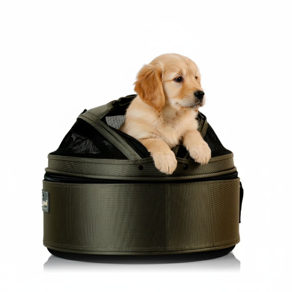 3-in-1 pet travel bed - convertible carrier and car seat for cats and small dogs