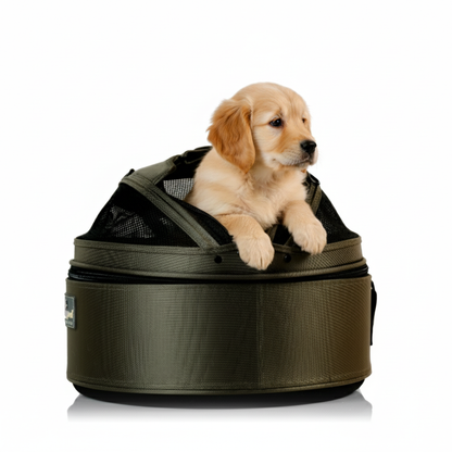 3-in-1 pet travel bed - convertible carrier and car seat for cats and small dogs
