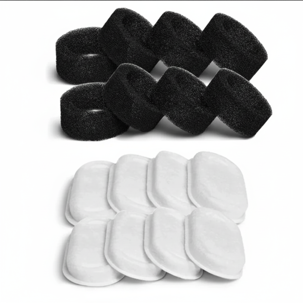 Filters for stainless steel pet water fountain