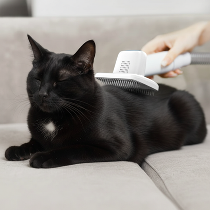 Professional dog grooming vacuum with powerful suction and whisper-quiet operation