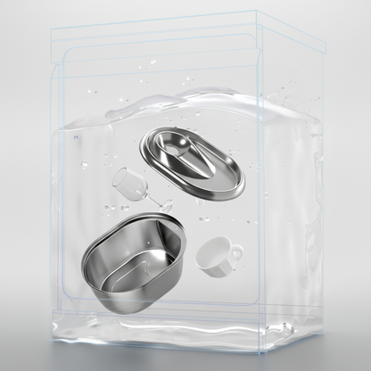Dishwasher safe stainless steel pet water fountain with adjustable flow for dogs and cats
