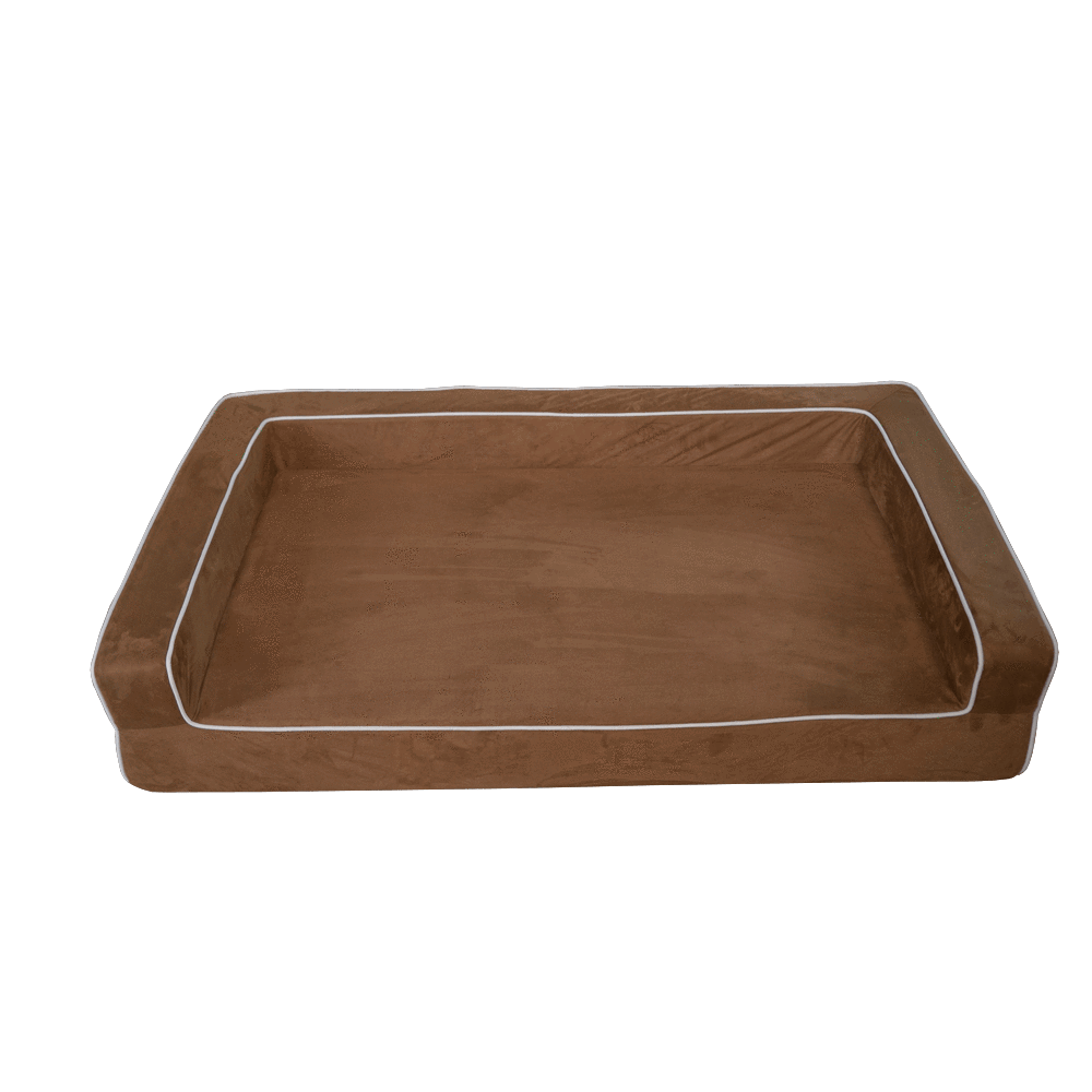 Enzo Bolster Dog Bed — high-density foam base