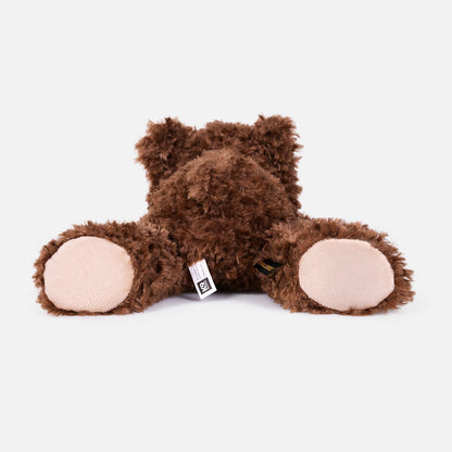 Grizzly Bear Plush Dog Toy — ultra-soft grizzly bear plush