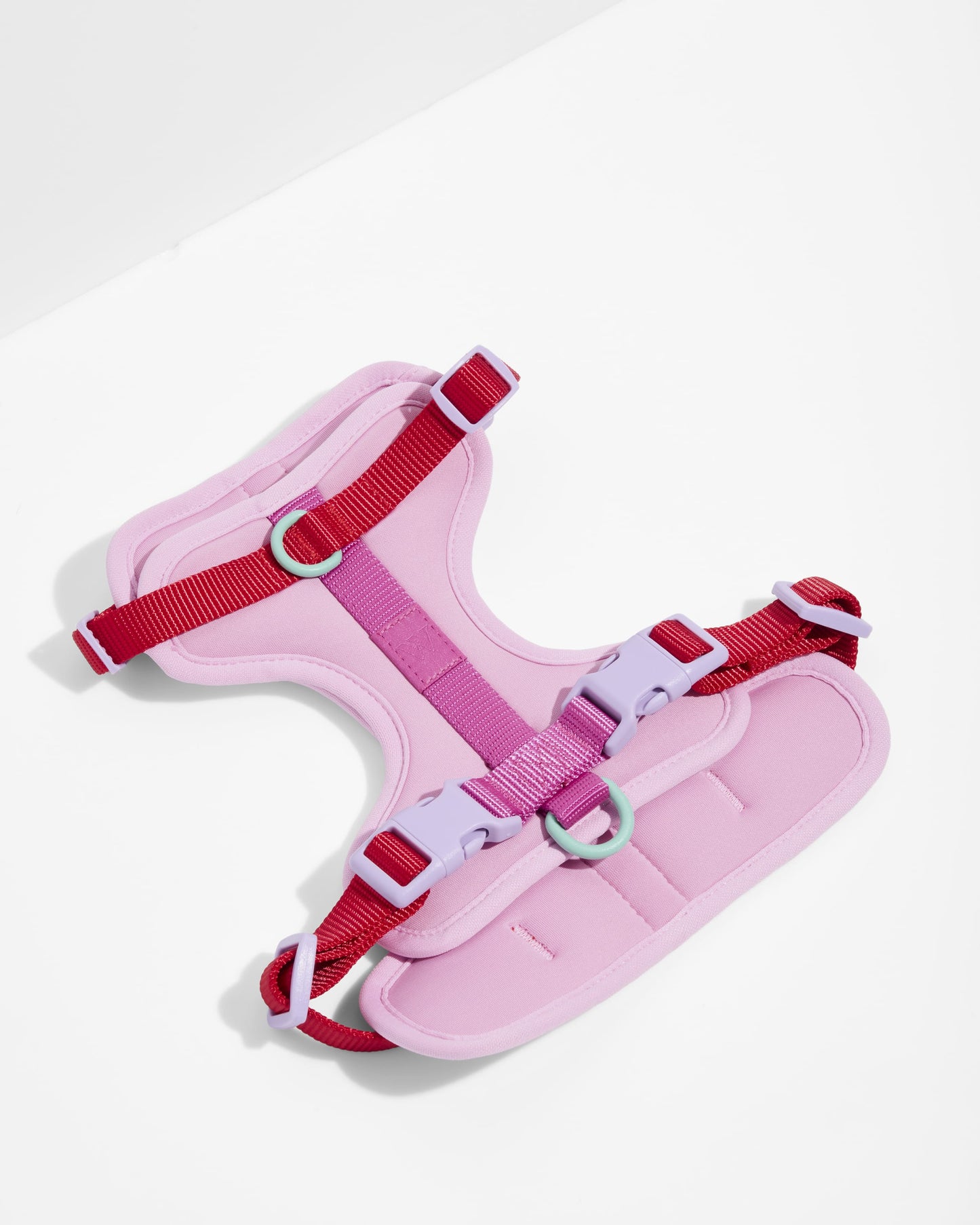 Lira Cushioned Dog Harness — quick-release buckles at neck and chest