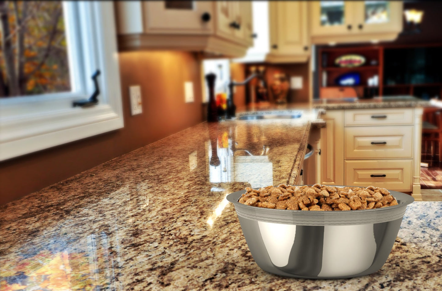 Livo Dog Bowls Set of 4 — 3 deep bowls hold 6 cups each