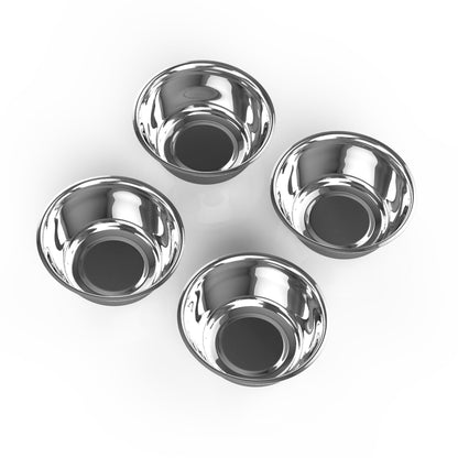 Livo Dog Bowls Set of 4 — durable stainless steel