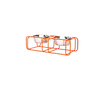 Lunae Elevated Dog Feeder — multiple size and bowl-capacity options