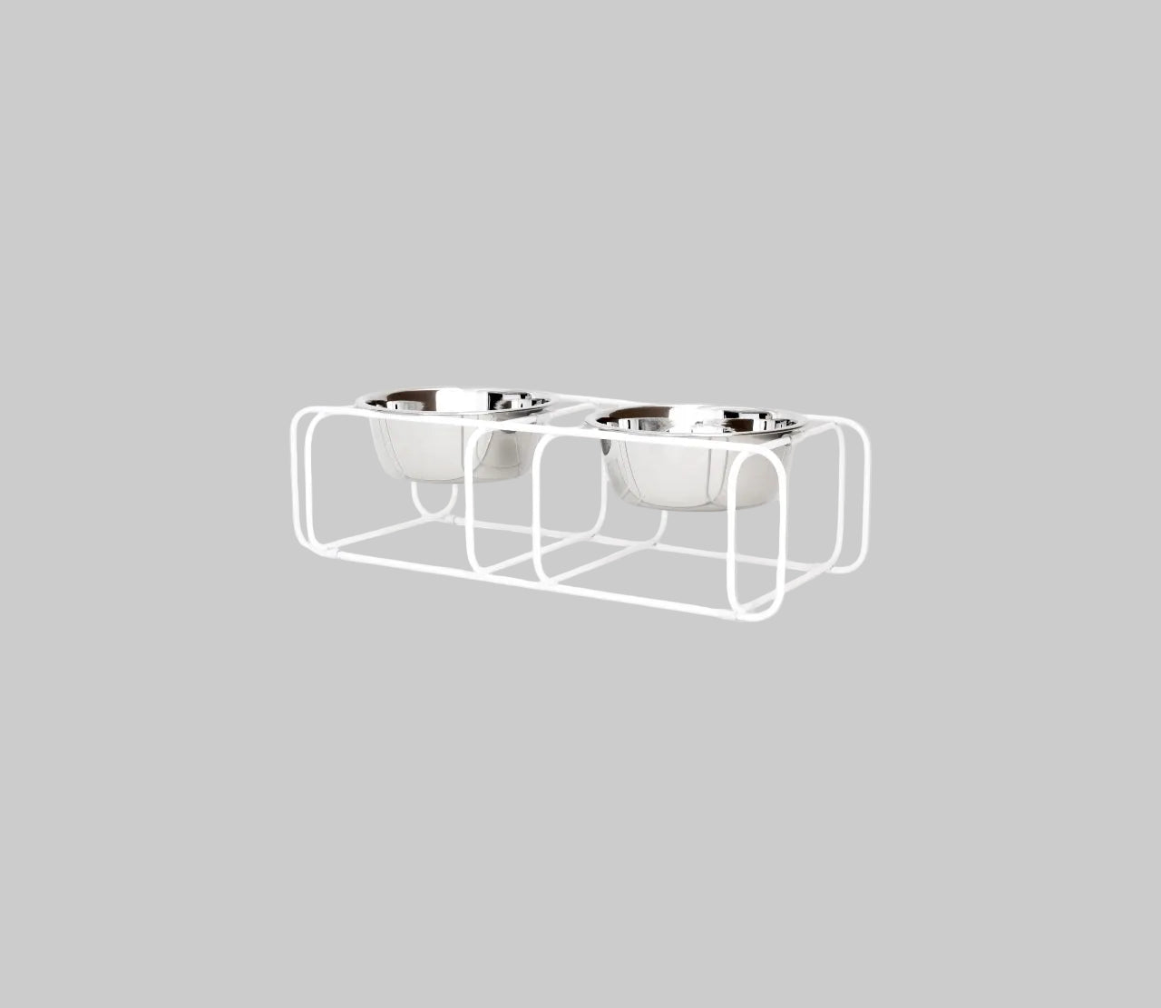 Lunae Elevated Dog Feeder — dishwasher safe bowls