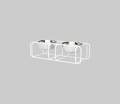 Lunae Elevated Dog Feeder — dishwasher safe bowls
