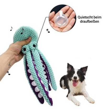 Luno Octopus Dog Toy — extra durable construction