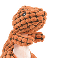 Lupo Dinosaur Dog Toy — chicken-scented fleece construction