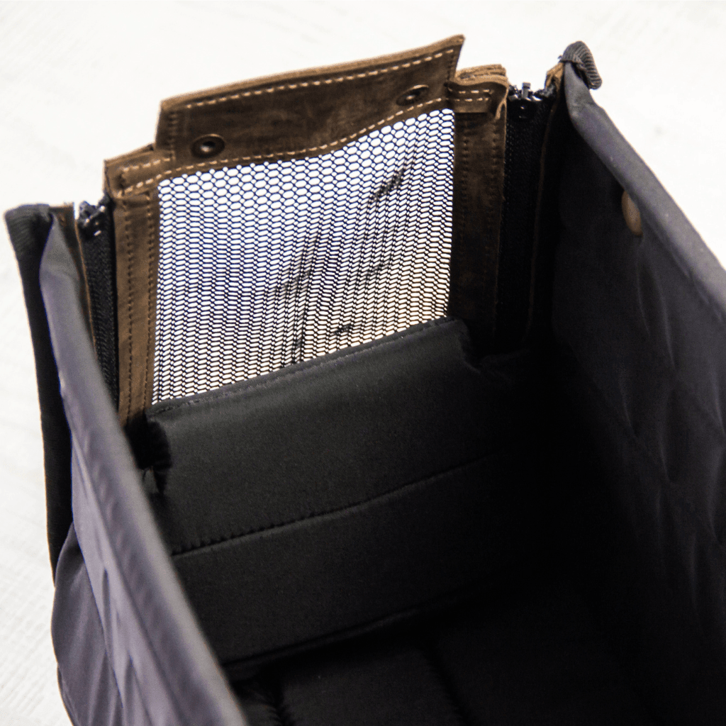 Reno Leather Dog Carrier - Travel Bag