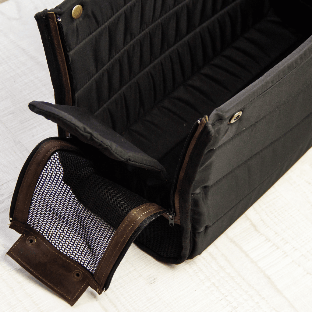 Reno Leather Dog Carrier - Travel Bag