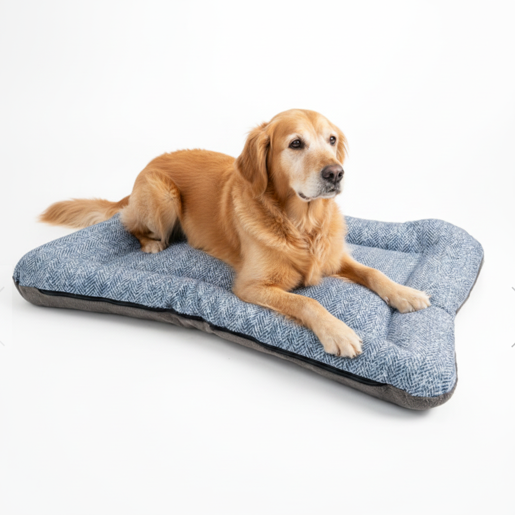 Reversible Dog Bed — reversible design gives you two bed surfaces in one