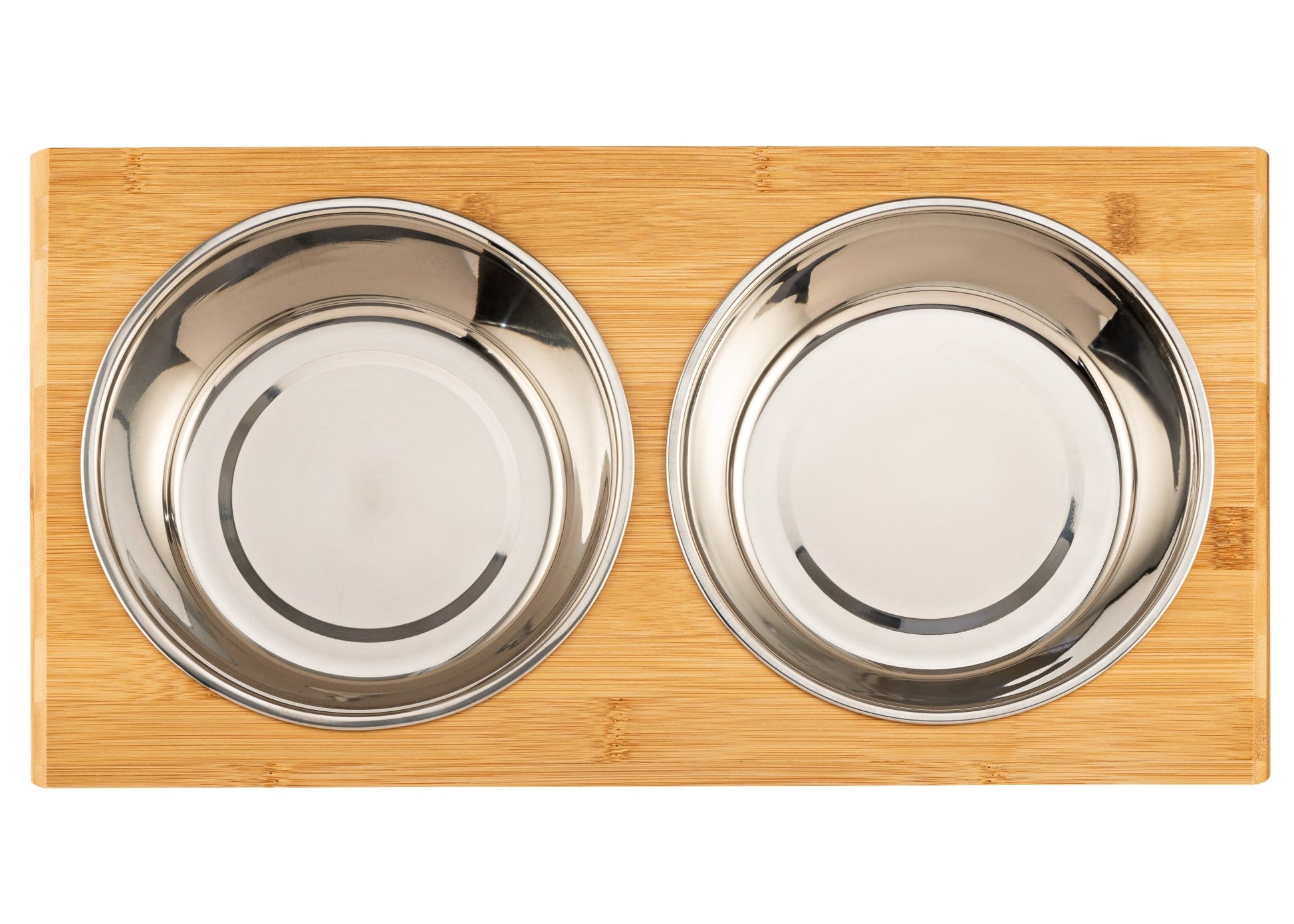 Sira Dog Bowl Stand — dual bowl design