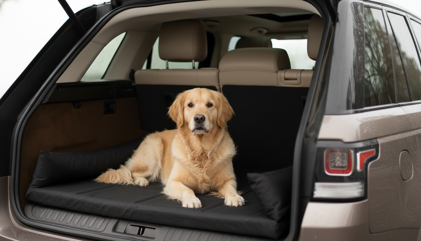 SUV Dog Bed — cushioned base