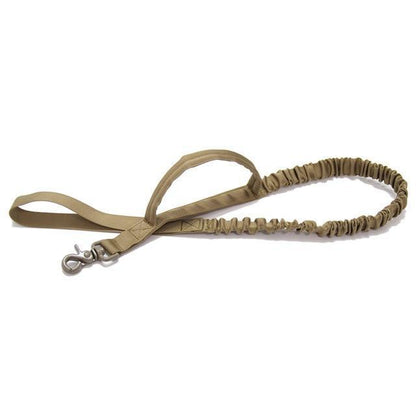 Tactical Double Handle Dog Leash — 1000D nylon construction with zinc alloy clasp