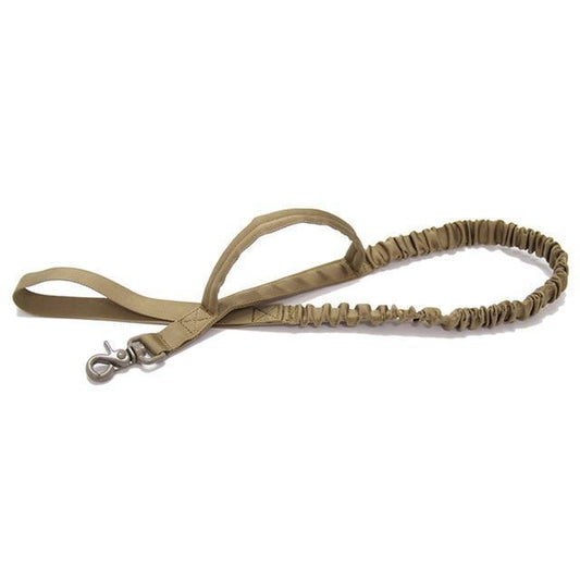 Tactical Double Handle Dog Leash — 1000D nylon construction with zinc alloy clasp