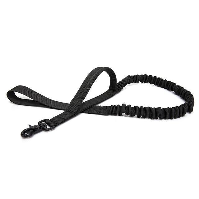 Tactical Double Handle Dog Leash — adjustable length from 100 to 140cm