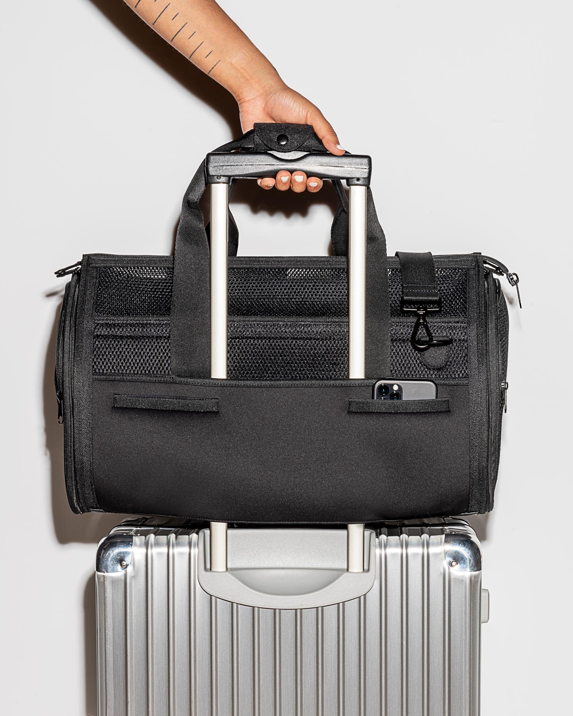 Taro Dog Travel Carrier with Bed (Up to 16 lbs) — designed to fit under most airline seats