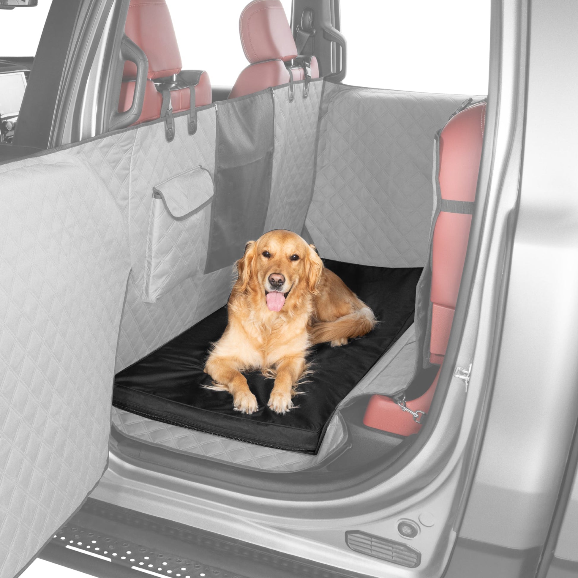 Travel Dog Bed for Car — polyurethane-coated Oxford top