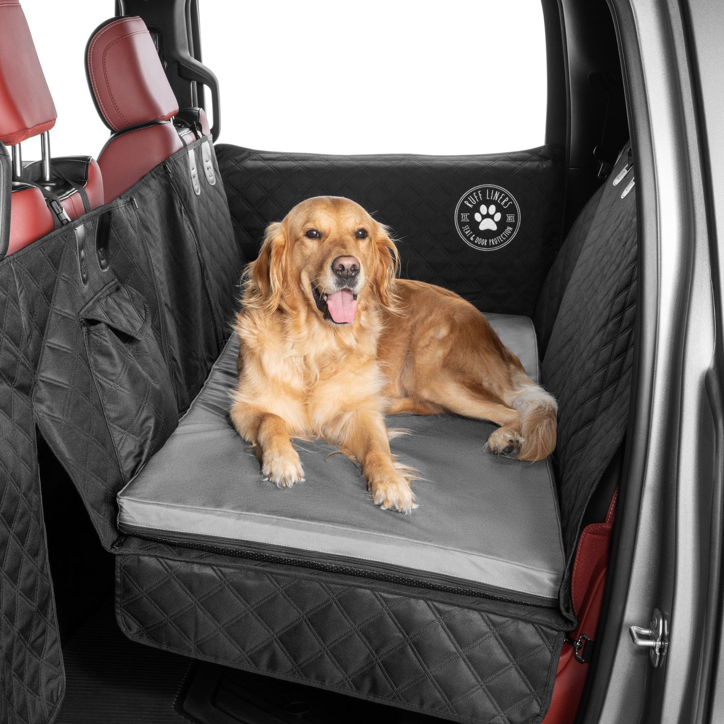 Travel Dog Bed for Car — polyurethane-coated Oxford top